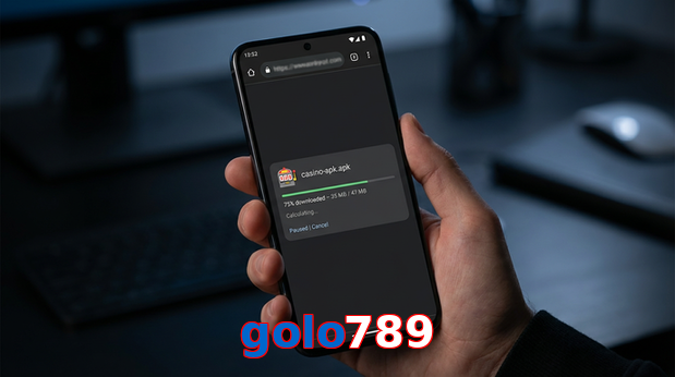 Main screen of Golo789 apk page for PK players